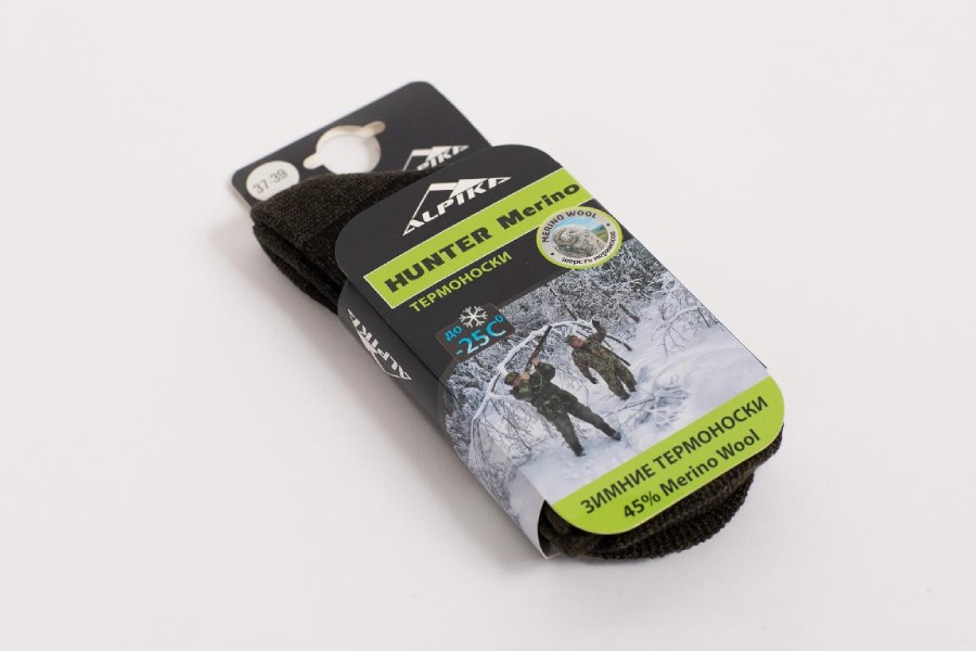 Термоноски ALPIKA "HUNTER Merino" до -25